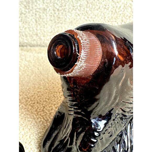 Vintage Avon Dog Brown Retriever After Shave Decanter Bottle Empty - Picture 4 of 6
